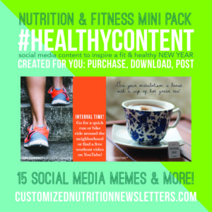 Nutrition and Fitness Healthy Content 
