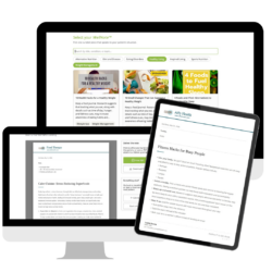 Nutrition and wellness educational handouts personalized for your practice